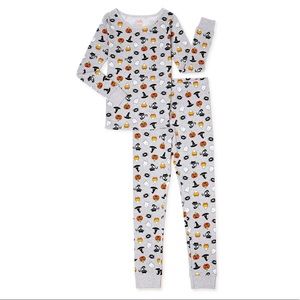 Girls Halloween Pajama Set - Size 4 - Spooky & Comfy 2-Piece